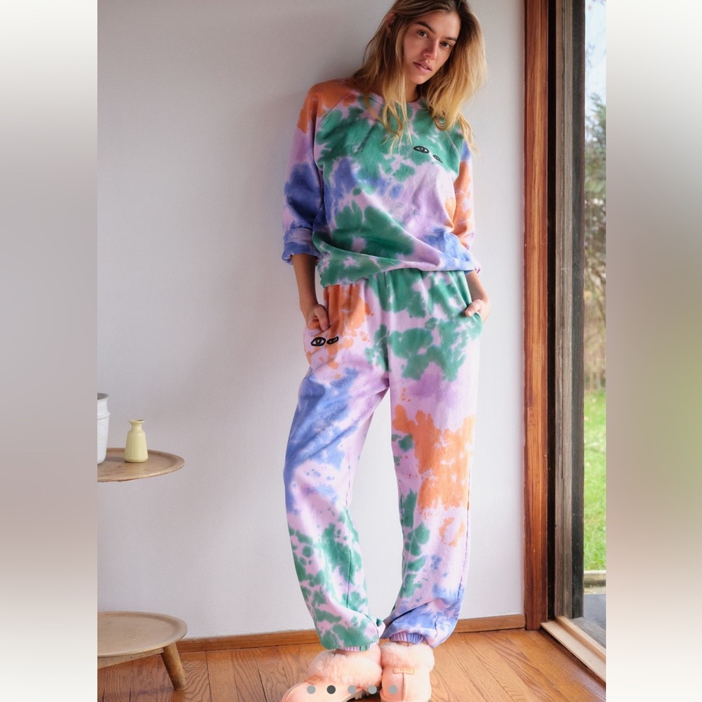 Clare V Multicolor Tie-Dye Jumpsuit